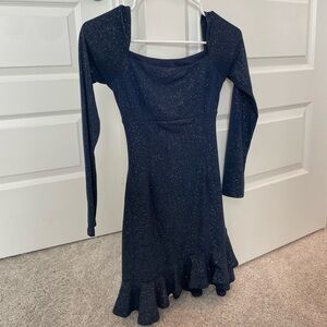 Lucy in the Sky Glittering Midnight Blue Dress